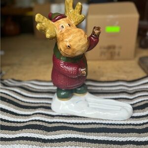 Glass Winter Moose